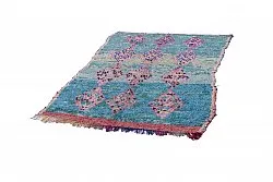 Marokkansk Boucherouite-teppe 190 x 125 cm