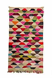 Marokkansk Boucherouite-teppe 155 x 290 cm