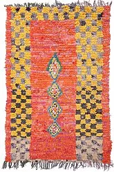 Marokkansk Boucherouite-teppe 220 x 140 cm