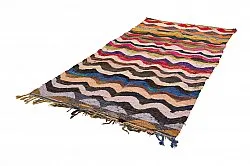 Marokkansk Boucherouite-teppe 140 x 295 cm