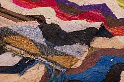 Marokkansk Boucherouite-teppe 140 x 295 cm