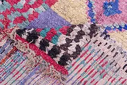 Marokkansk Boucherouite-teppe 225 x 125 cm