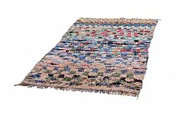 Marokkansk Boucherouite-teppe 205 x 130 cm