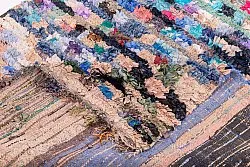 Marokkansk Boucherouite-teppe 205 x 130 cm
