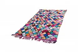 Marokkansk Boucherouite-teppe 255 x 135 cm