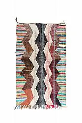 Marokkansk Boucherouite-teppe 140 x 230 cm