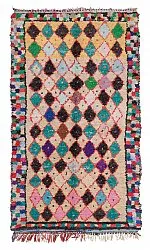 Marokkansk Boucherouite-teppe 255 x 150 cm