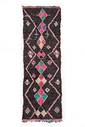 Marokkansk Boucherouite-teppe 405 x 130 cm