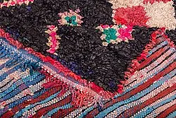 Marokkansk Boucherouite-teppe 405 x 130 cm
