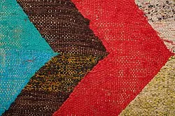 Marokkansk Boucherouite-teppe 135 x 265 cm