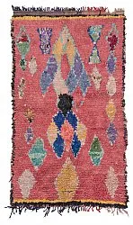 Marokkansk Boucherouite-teppe 325 x 130 cm