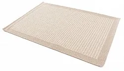 Ullteppe - Luxor (beige/hvit)