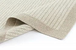Ullteppe - Luxor (beige/hvit)