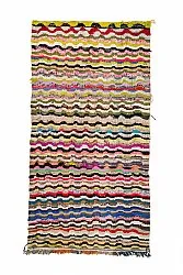 Marokkansk Boucherouite-teppe 150 x 305 cm