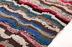 Marokkansk Boucherouite-teppe 150 x 305 cm