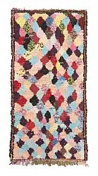 Marokkansk Boucherouite-teppe 170 x 80 cm