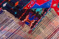 Marokkansk Boucherouite-teppe 220 x 130 cm