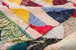 Marokkansk Boucherouite-teppe 145 x 330 cm