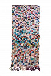 Marokkansk Boucherouite-teppe 240 x 110 cm