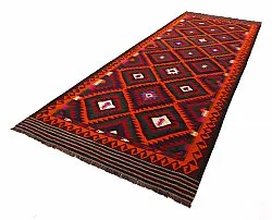 Orientalsk kelimteppe 379 x 173 cm