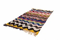 Marokkansk Boucherouite-teppe 125 x 245 cm