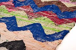 Marokkansk Boucherouite-teppe 125 x 245 cm