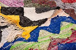 Marokkansk Boucherouite-teppe 125 x 245 cm