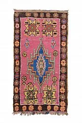 Marokkansk Boucherouite-teppe 270 x 140 cm
