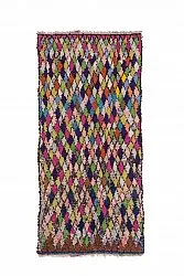 Marokkansk Boucherouite-teppe 245 x 115 cm