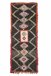 Marokkansk Boucherouite-teppe 335 x 125 cm