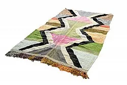Marokkansk Boucherouite-teppe 145 x 255 cm