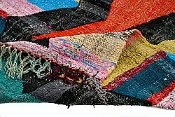 Marokkansk Boucherouite-teppe 135 x 230 cm