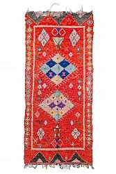 Marokkansk Boucherouite-teppe 340 x 155 cm