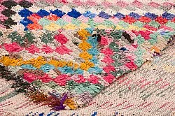 Marokkansk Boucherouite-teppe 145 x 365 cm