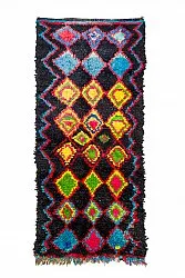 Marokkansk Boucherouite-teppe 120 x 285 cm