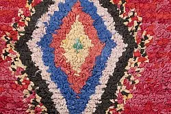 Marokkansk Boucherouite-teppe 225 x 165 cm