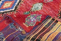 Marokkansk Boucherouite-teppe 225 x 165 cm