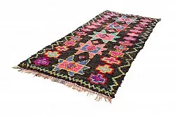 Marokkansk Boucherouite-teppe 135 x 315 cm