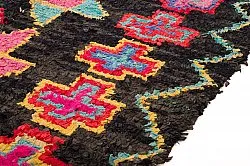 Marokkansk Boucherouite-teppe 135 x 315 cm