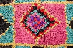 Marokkansk Boucherouite-teppe 135 x 315 cm
