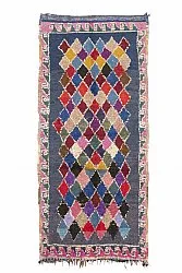 Marokkansk Boucherouite-teppe 245 x 110 cm