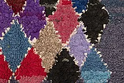Marokkansk Boucherouite-teppe 245 x 110 cm
