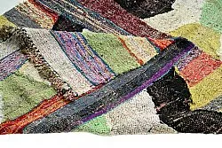 Marokkansk Boucherouite-teppe 130 x 245 cm