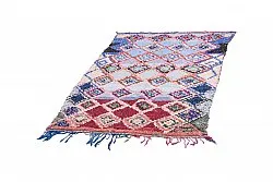 Marokkansk Boucherouite-teppe 210 x 125 cm