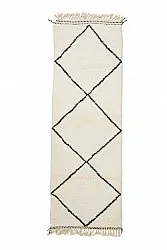 Kelim-teppe Marokkansk Beni Ourain 285 x 95 cm