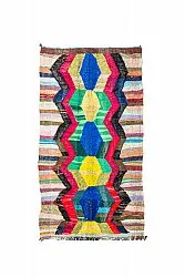 Marokkansk Boucherouite-teppe 150 x 275 cm