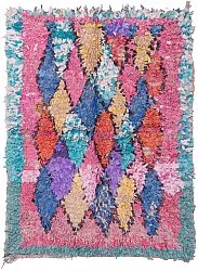 Marokkansk Boucherouite-teppe 175 x 135 cm