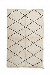 Kelim-teppe Marokkansk Beni Ourain 245 x 155 cm