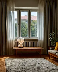 Lampe - Senigallia M (hvit/svart)