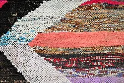 Marokkansk Boucherouite-teppe 140 x 245 cm